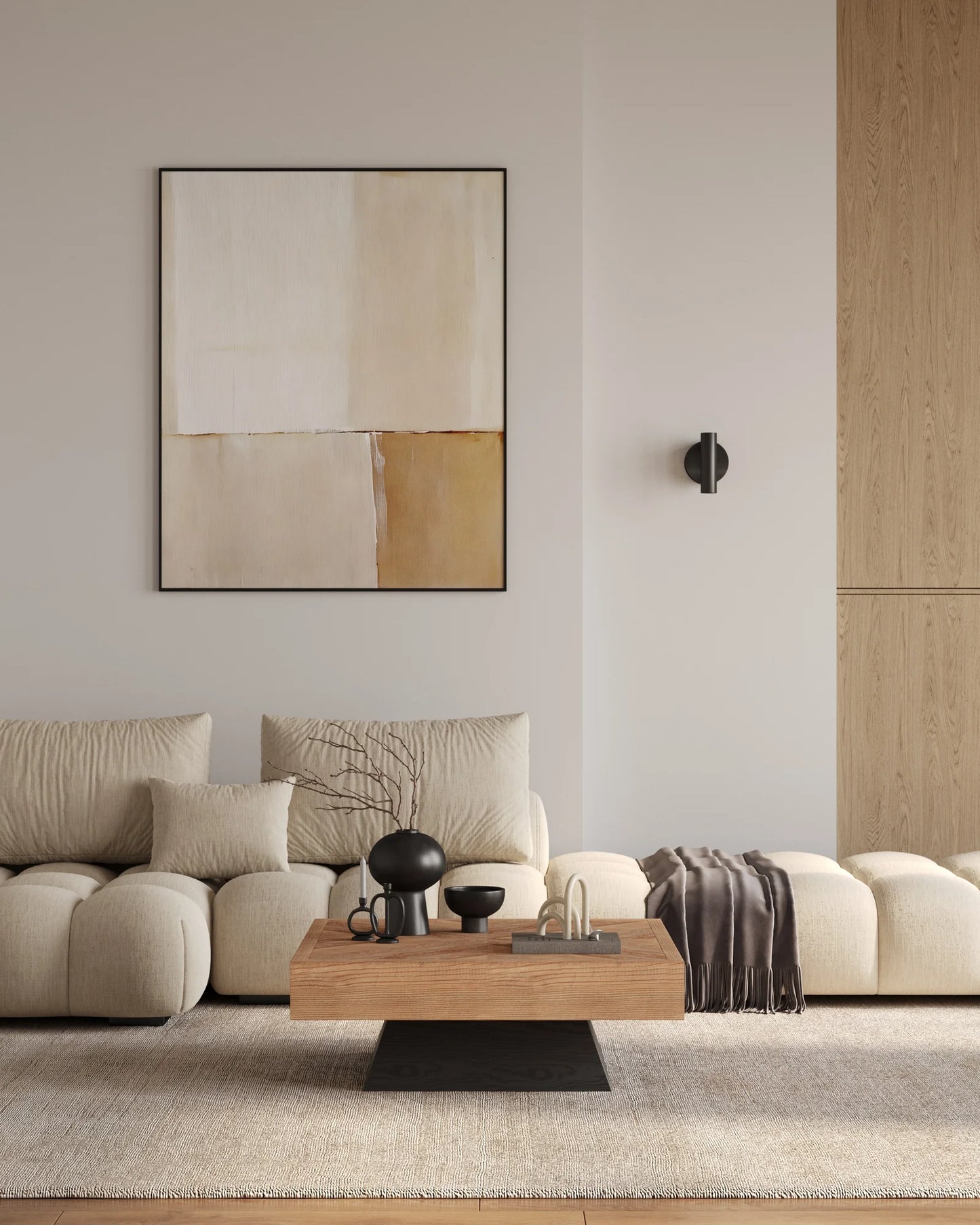 Zola - kwadratowy stolik kawowy jodełka z drewna z recyklingu