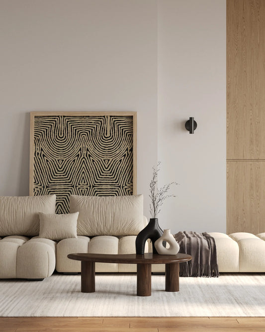 Fina - stolik kawowy z drewna orzechowego