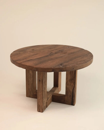 Deia - okrągły stół jadalniany z drewna dębowego