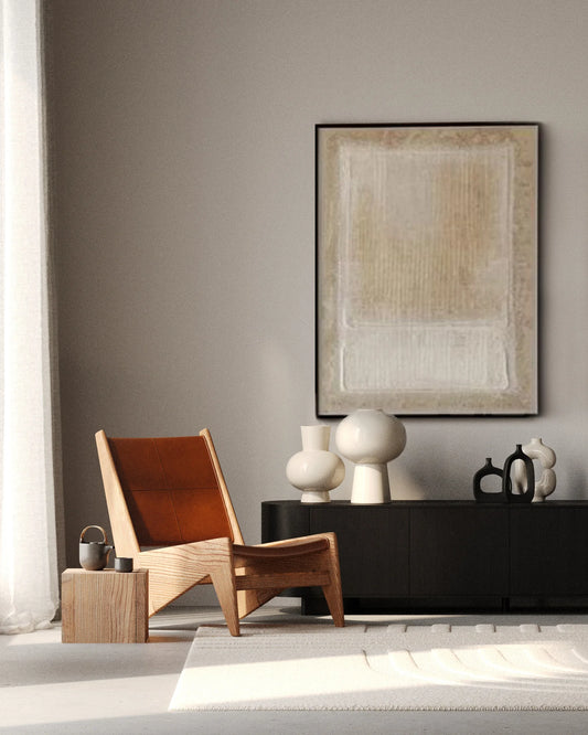 Sund - krzesło z drewna sosnowego i skóry naturalnej