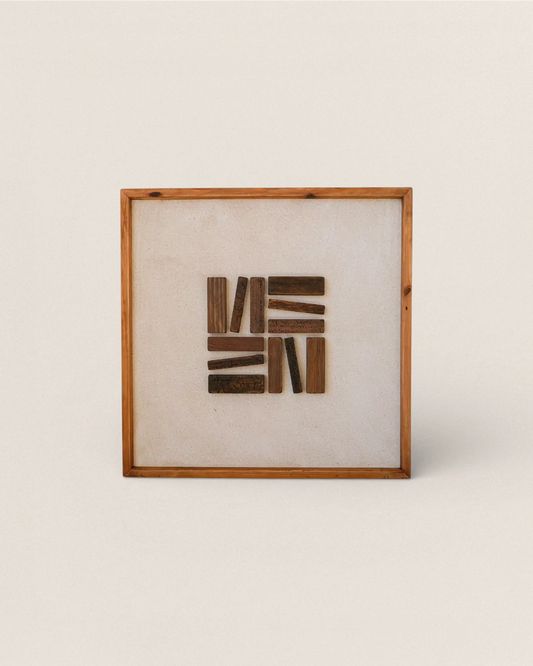 Vern - obraz drewniany 62x62 cm